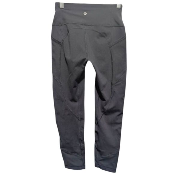 LULULEMON ATHLETICA All The Right Places Crop II '23" In Black Size 4 - Picture 7 of 7